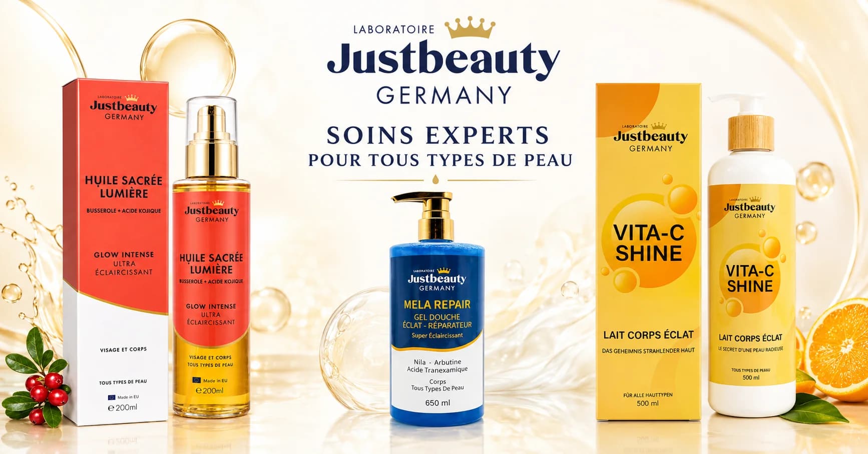 Univers de marque Just Beauty Germany
